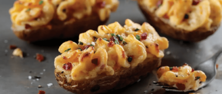 stuffed baked potatoes - what to bring to a bbq potluck